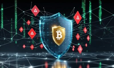 Illustration warning about crypto phishing scams